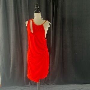 NWT Free people orange/red Dress